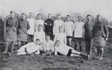 Football Team April 1915 Winners of 10th Brigade Football Cup (10th Brigade, 1915, 7th Battalion, Argyll and Sutherland Highlanders, Football, WW1)