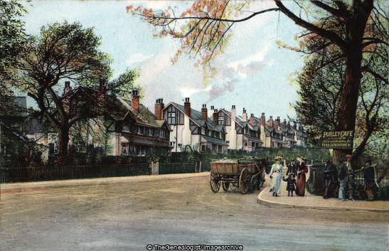 Foxley Lane (England, foxley lane, horse and cart, Purley, Surrey, vehicle)