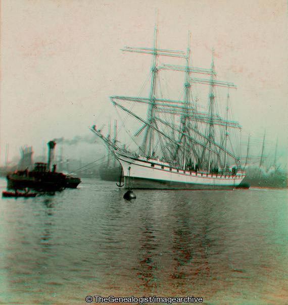 French Sailing Antonin Vessel in Tyne (3d, Antonin, Coble Dene, Tug, Tyne)