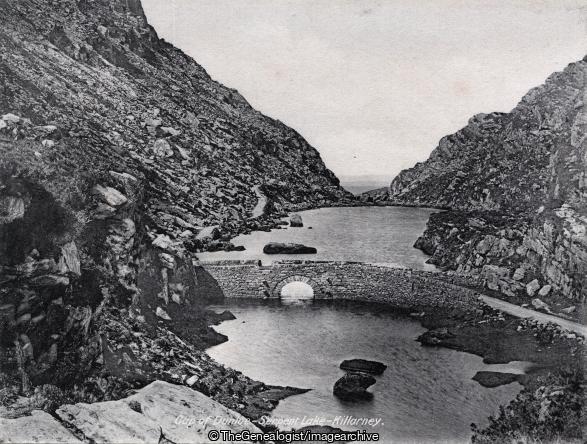 Gap of Dunloe Serpent Lake Killarney (1905, C1900, Gap of Dunloe, Ireland, Kerry, Killarney, lake, Serpent, Wishing Bridge)