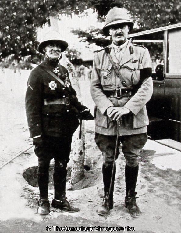General Bailour and General Allenby (Edmund Allenby, General, Nottinghamshire Yeomanry, South Nottinghamshire Hussars, WW1)