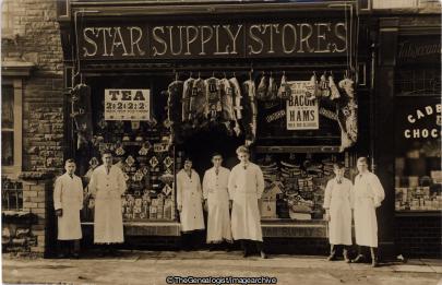 General Stores Star Supply (C1930, general store, shop, shop assistant, Star Supply Stores)