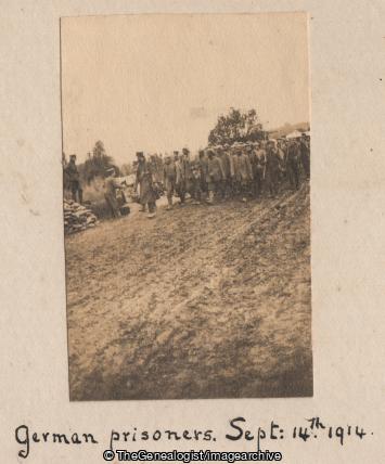 German Prisoners Sep 14th 1914 (1914, France, German, POW, WW1)