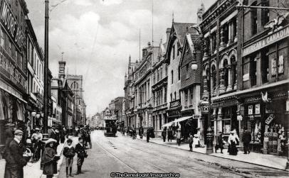 Gloucester Eastgate Street 1900s (C1900, Eastgate Street, England, Gloucester, Gloucestershire)