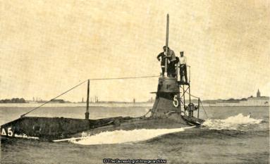HM Submarine A5 (A5, British, C1910, Submarine)