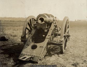 Howitzer in Loading Position with breach open 1907 (1907, Artillery, BL 6 Inch Howitzer, England, Essex, Howitzer, Shoeburyness)