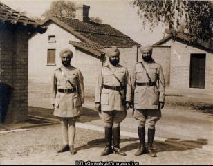 Indian Officers of 11th Prince Albert Victor's Own Light Cavalry (11th Regiment, C1930, Cavalry, Frontier Force, Officers, Prince Albert Victors Own)