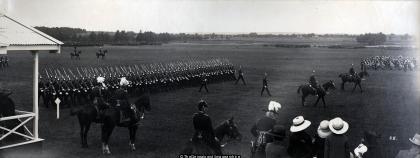 Kings Birthday Parade Aldershot 1914 A Company Royal Sussex Regiment (1914, A Company, Aldershot, England, Hampshire, parade, Regiment, Royal Sussex)