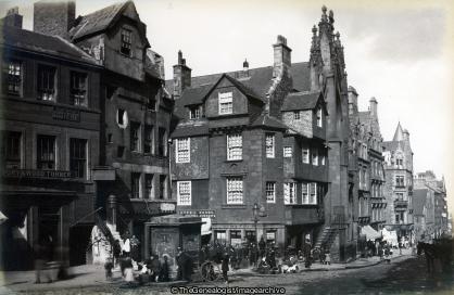 Knox's House Edinburgh (C1885, Edinburgh, High Street, Knox's House, Scotland)