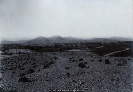 Kohat Cantonment Looking West (C1900, Cantonment, India, Kohat, North West Frontier Province, Pakistan)