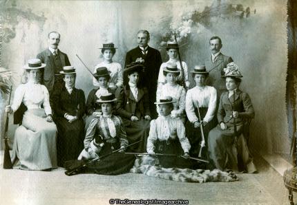 Ladies Rook Rifle Club Nainital 1900 (1900, C1900, Hill Station, India, Nainital, Rifle Club, United Provinces)