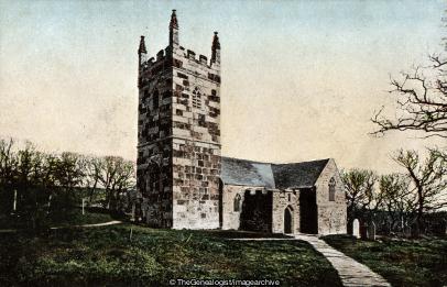 Landewednack Church Lizard (Church, Cornwall, England, Landewednack, Lizard, St Wynwallow)