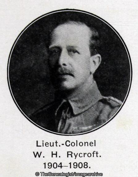 Lieut Colonel W H Rycroft 1904-1908 (11th Hussars, C1905, Lieutenant Colonel, Prince Albert's Own)