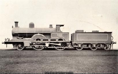 Locomotive 'Jeanie Deans' (Jeanie Deans, London and North Western Railway, Railway, Train)