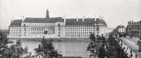 London County Hall (London, London County Hall, Thames, Westminster Bridge)