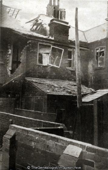 Lowestoft Sandringham Road 3 Killed (Bombardment of Lowestoft, Lowestoft, Sandringham Road, WW1)