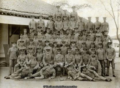 Loyal North Lancashire Regiment Sergeant Major and Corporals (India, Loyal North Lancashire Regiment, Military, Poona)