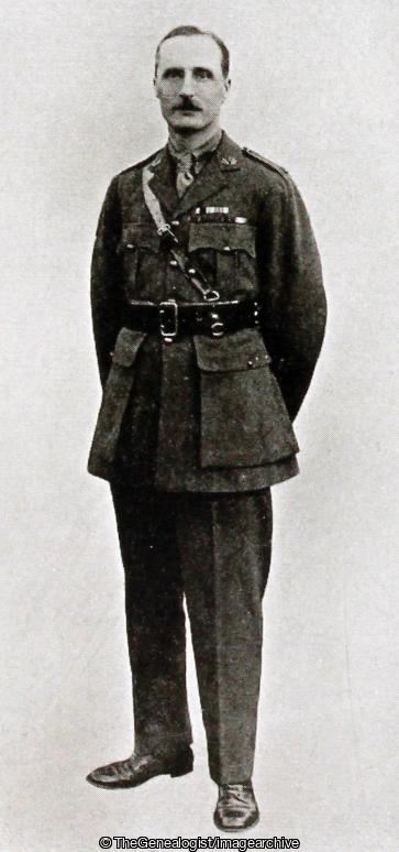 Major T P Barber DSO Commanding 1915-1916 (C1915, DSO, Major, Nottinghamshire Yeomanry, South Nottinghamshire Hussars, WW1)