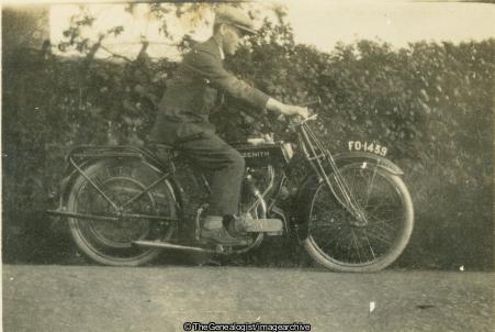 Man on a Zenith Motorbike (Motorbike, Zenith)