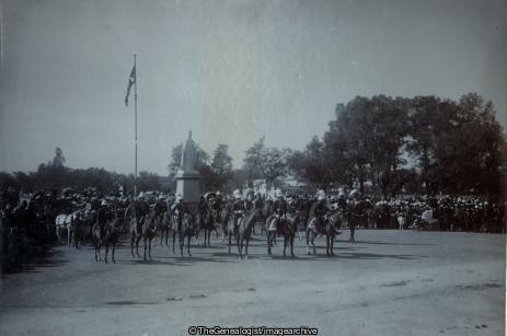 March Past January 1st 1912 Rawalpindi (1912, Horse, India, memorial, Pakistan, parade, Punjab, Queen Victoria, Rawalpindi)