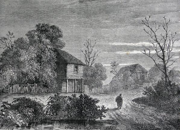 Margaret Finch's Cottage Norwood in 1808 (Cottage, Gipsy Hill, Margaret Finch, Norwood)