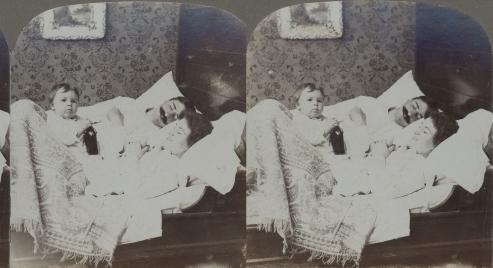 Medicine - A Midnight Tippler (1897, 3d, Bedroom, Comic, Comic Series, Medicine, Social)