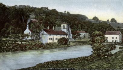 Miller's Dale Church (Church, Derbyshire, England, Millers Dale, River, St Anne, Wye)