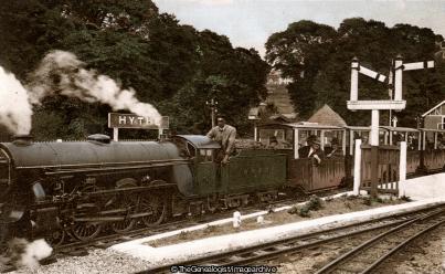 Miniature Railway Hythe (England, Hythe, Kent, Railway, Romney Hythe and Dymchurch Railway, steam engine)