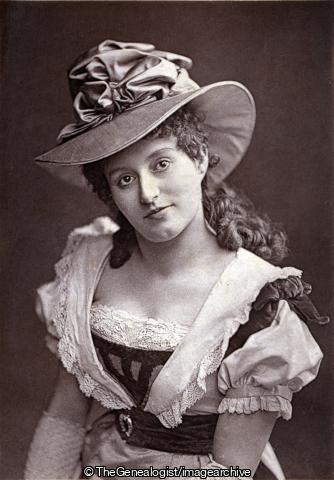 Miss Agnes Delaporte as Mercedes in 'Monte Cristo Jr' (1886, Actor, actress, British, Miss;Agnes;Delaporte, Monte Cristo Jr)