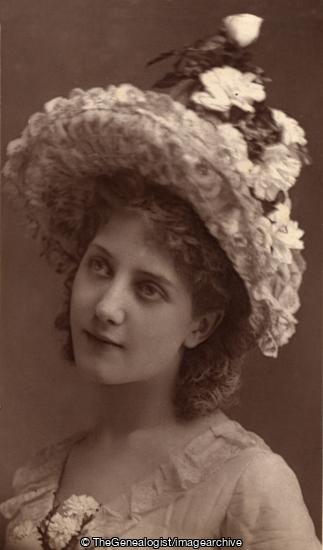 Miss Maude Millett (Actor, actress, bonnet
, hat, Miss Maude Millett)