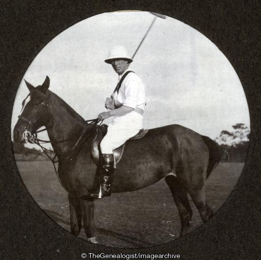 Mounted Polo player (Horse, India, Polo)