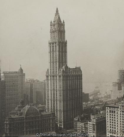 New York Woolworth Building (3d, New York, USA, Woolworth Building)