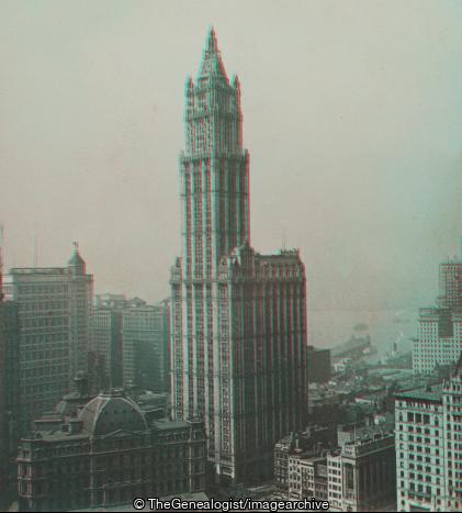 New York Woolworth Building (3d, New York, USA, Woolworth Building)