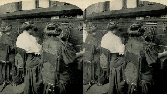 No 14 Long Distance Telephone Switchboard Sears and Co (3d, America, Chicago, Illinois, Long Distance Telephone Switchboard, Sears Roebuck and Company, USA)