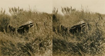 No. 43 - The 'Better 'Ole' a rough shelter (3d, Armentieres, C1919, France, Nord-Pas de Calais, Shelter, WW1)