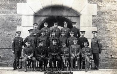 Officers and NCOs (C1910, NCOs, Officers, Royal Garrison Artillery)
