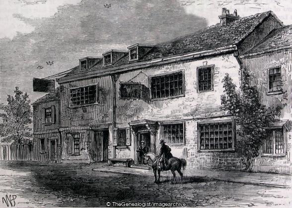 Old Chelsea in 1750 The White Horse Inn (Chelsea, Church Street, London, White Horse Inn)