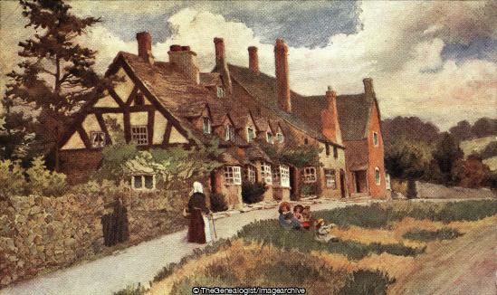 Old Cottages, Broadway (Broadway, Cottage, England, Worcestershire)