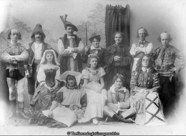 Pantomime County Asylum Pic 2 1899 (1899, County Asylum, England, Lancashire, Lancaster Moor Hospital, Pantomime)