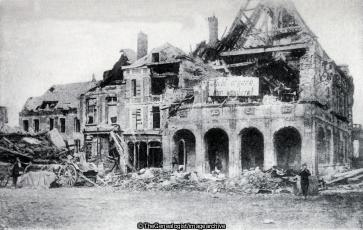 Peronne after German Evacuation in March 1917 (1917, 1st Buckinghamshire Battalion, France, Light Infantry, Ox and Bucks, Peronne, Picardie, Ruins, WW1)