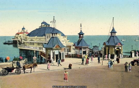 Pier Entrance and New Pavilion Eastbourne (Eastbourne, New Pavilion, Pier, Seaside)