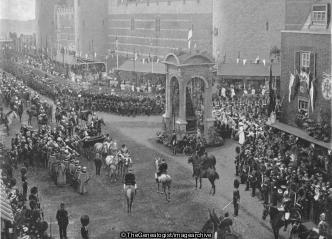 Presentation to the Queen at Windsor (Cavalry, Horse, Queen Victoria, Windsor, Windsor Castle)