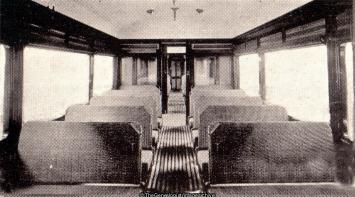 Rail Motor Carriage Interior (London and North Western Railway, Railway, Train)