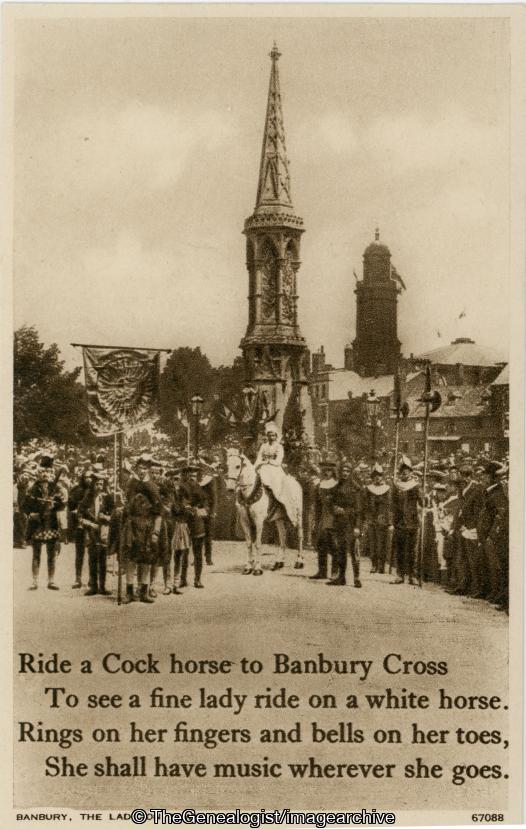 Ride a Cock Horse to Banbury Cross (Banbury, Banbury Cross, England, Horse, oxfordshire, St Mary)