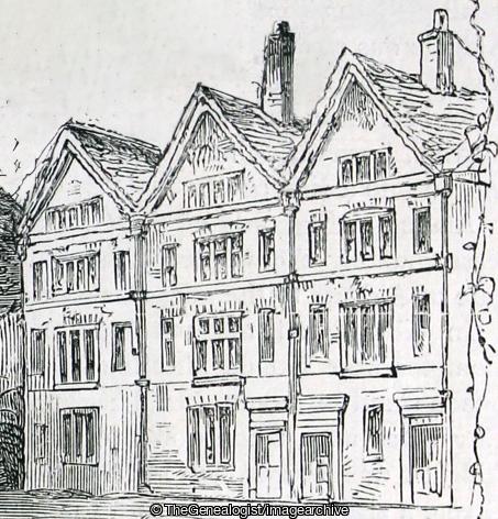 Robert Bloomfield's House 1823 London (Great Bell Alley, London, Robert Bloomfield's House)