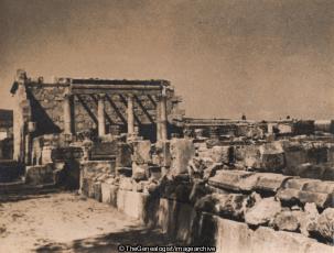 Ruins of Synagogue Capernaum (Capernaum Synagogue, Isreal)
