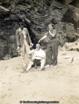 Salcombe 1936 (Beach, Beer, Devon, Salcombe)