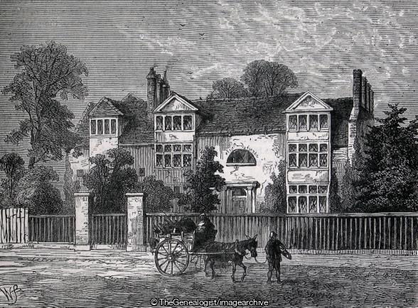 Samuel Richardson's House at Parson's Green 1799 (Fulham, London, Parson's Green, Samuel Richardson)
