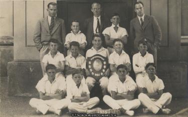School Cricket Team (1935, C1930, Cricket, School)