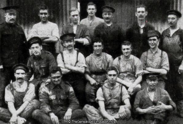 'Second' Battalion Cooks; Sgt C Buckland and his Merry men who 'Served' so well at the front (6th Battalion, Cast Iron Sixth, City of London Rifles, Cook, London Regiment, Sergeant, WW1)